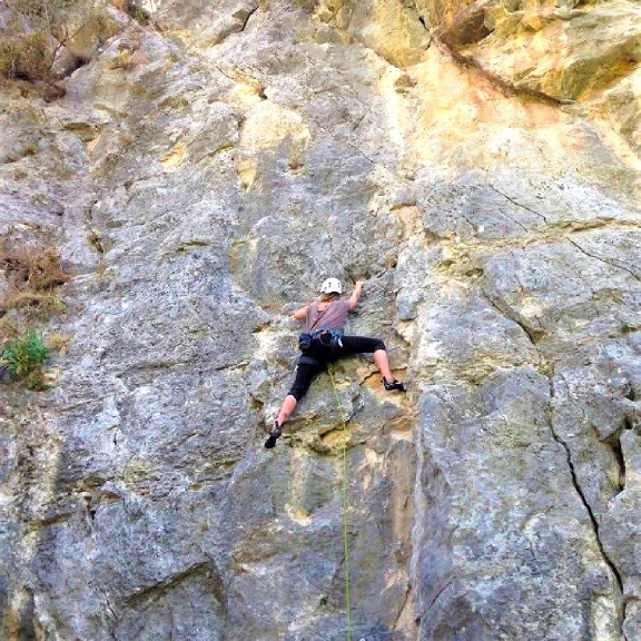 Stage escalade encadrée Andalousie avec ecoAltitude escalade en tête